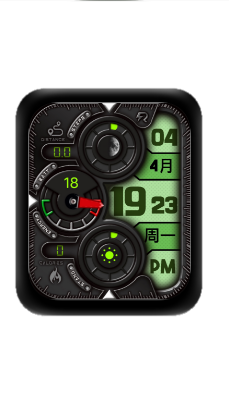 炫酷数字指针表盘