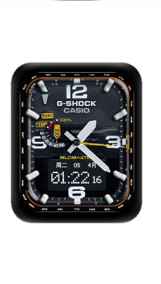 CASIO卡西欧数字指针表盘