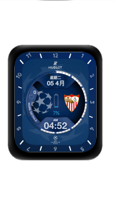HUBLOT宇舶数字蓝色表盘