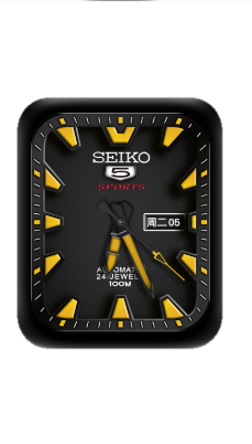 SEIKO精工数字指针表盘