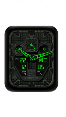 CASIO卡西欧数字指针表盘