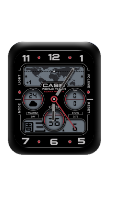 CASIO卡西欧数字表盘