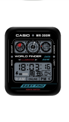 CASIO卡西欧数字表盘