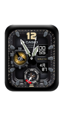 CASIO卡西欧数字指针表盘