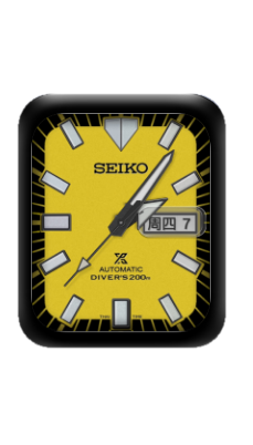 SEIKO精工数字指针表盘