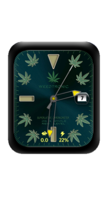 数字指针绿色表盘