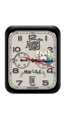 小丑女朋友哈莉·奎茵数字指针表盘