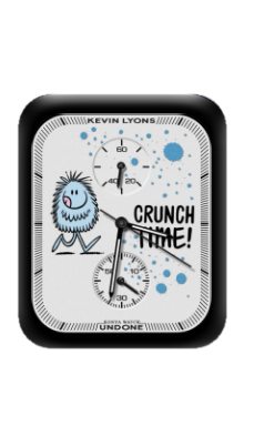 卡通色彩涂鸦数字指针表盘