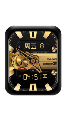 CASIO卡西欧数字指针表盘