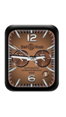 BELL&ROSS柏莱士数字指针机械表盘