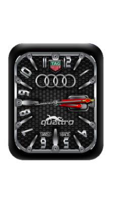 Tag Heuer泰格豪雅数字指针奥迪表盘