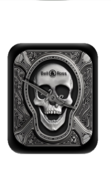 BELL&ROSS柏莱士骷髅头指针机械表盘