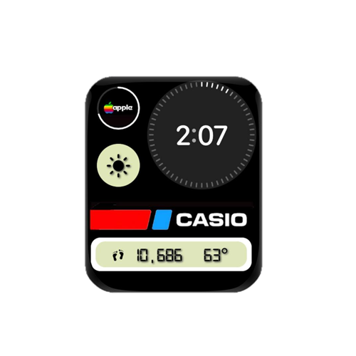 CASIO卡西欧数字表盘