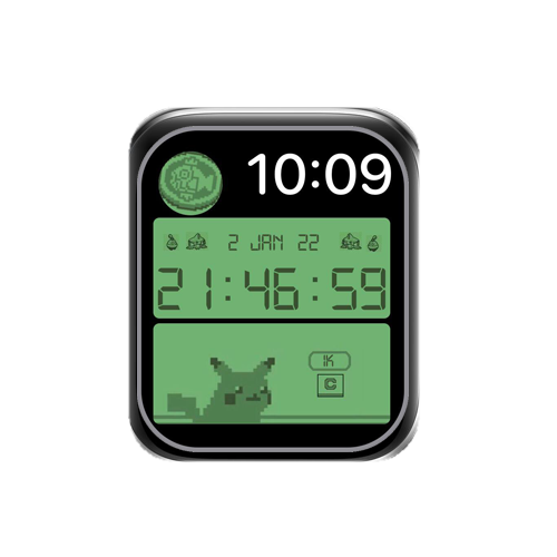 皮卡丘数字表盘