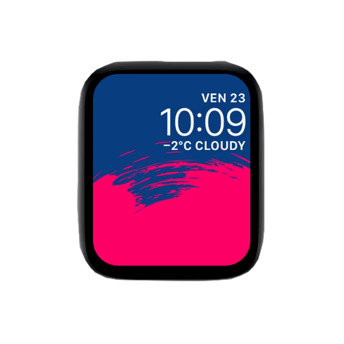 色彩涂鸦数字表盘