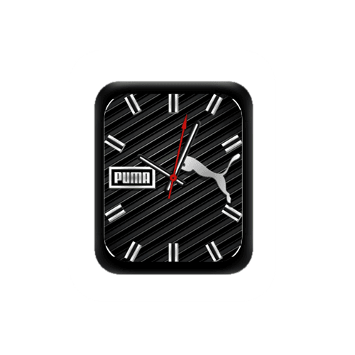PUMA彪马简约指针黑色表盘