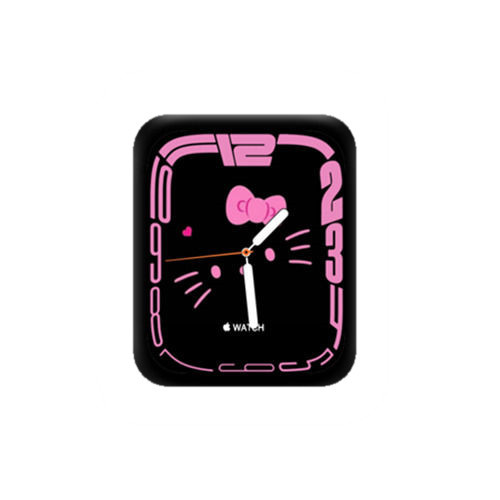 粉色蝴蝶结hello kitty数字指针S7表盘