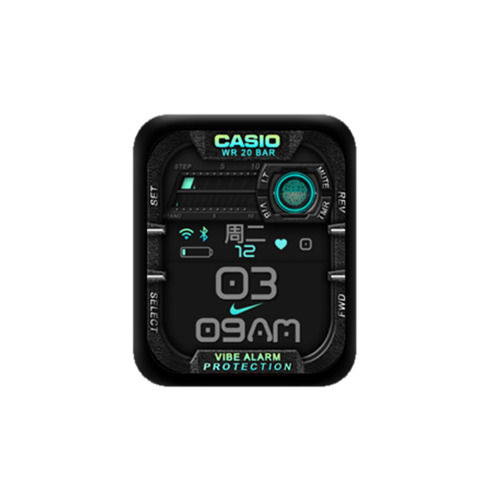 CASIO卡西欧NIKE耐克数字表盘