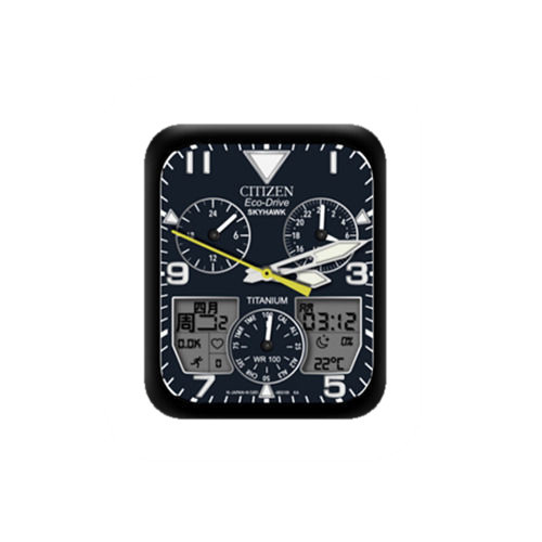 CITIZEN西铁城数字指针表盘