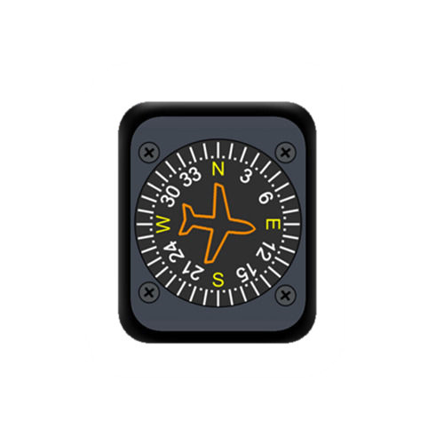 数字飞机指针表盘