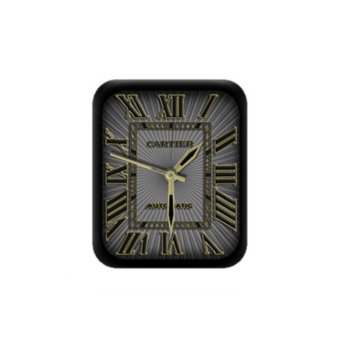 CARTIER卡地亚数字指针表盘