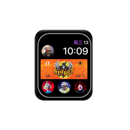 骷髅头数字表盘