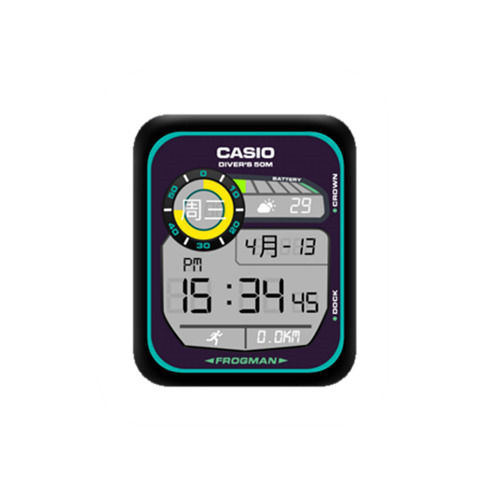 CASIO卡西欧数字表盘