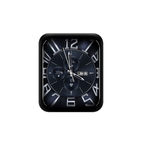 数字指针宝蓝色表盘