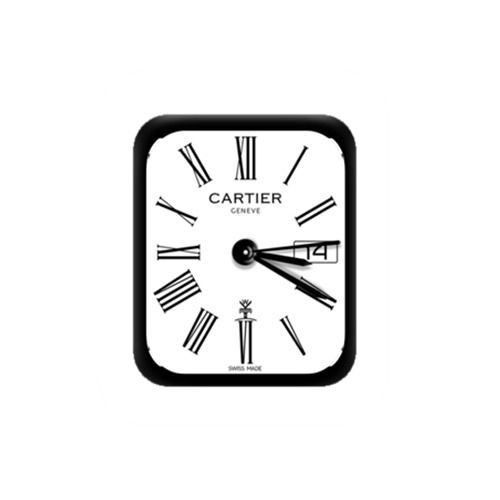 CARTIER卡地亚数字指针表盘