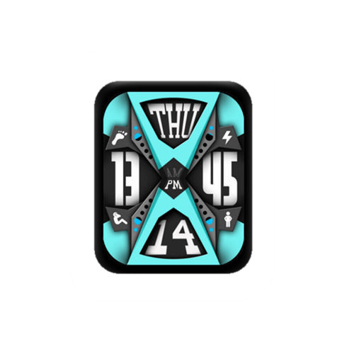 数字运动蓝色表盘