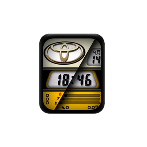 丰田数字表盘