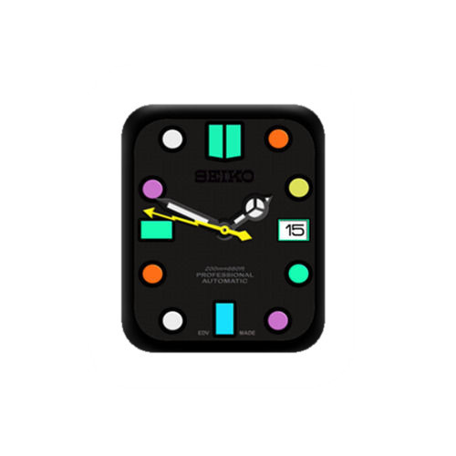 SEIKO精工数字指针表盘