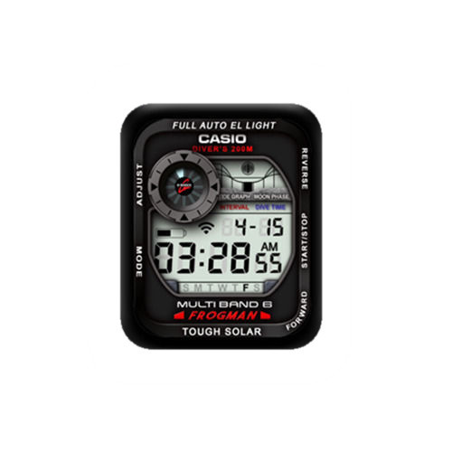 CASIO卡西欧数字表盘