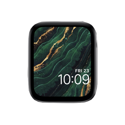 Green and Gold Marble