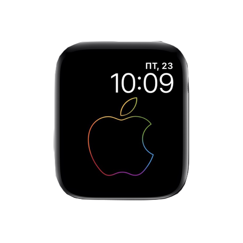 Apple Rainbow Outline