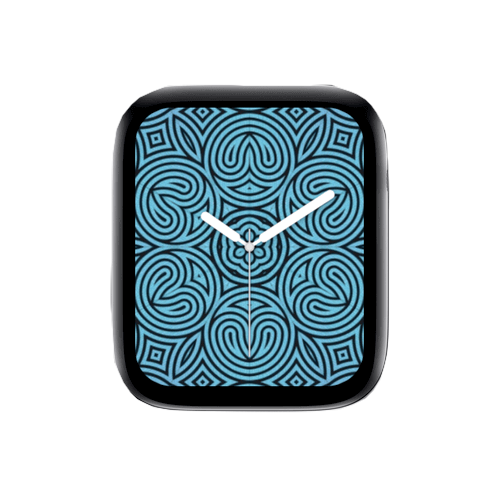Circular Maze Blue