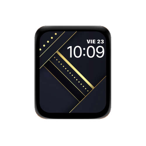 金色线条和圆点