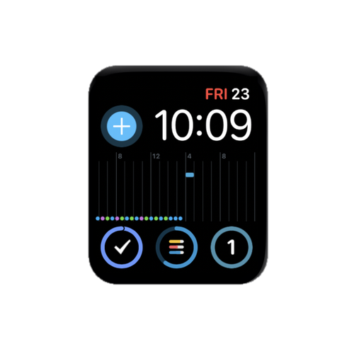 简约模块化表盘