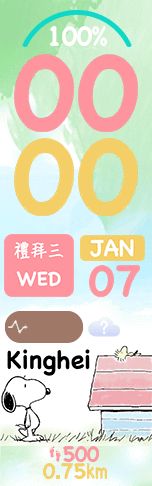 史努比数字表盘