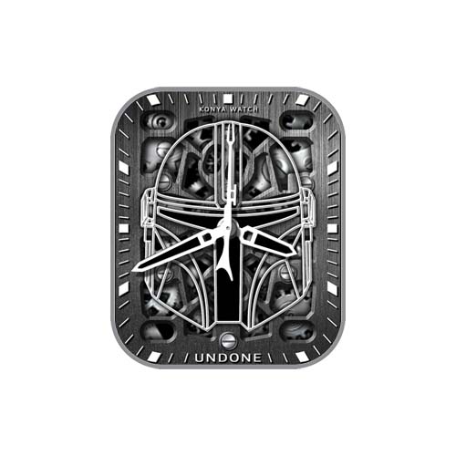 UNDONE镂空武士机械指针表盘