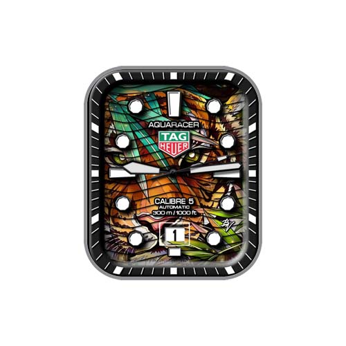 Tag Heuer泰格豪雅数字指针表盘