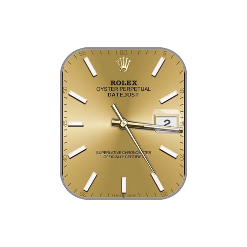 ROLEX劳力士数字指针金色表盘