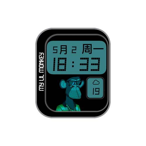NFT猩猩数字表盘