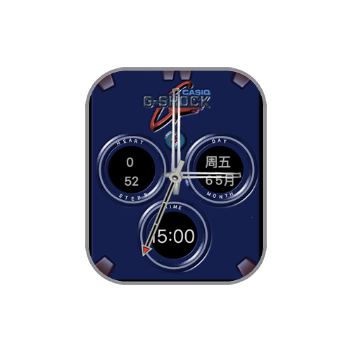 CASIO卡西欧数字指针表盘