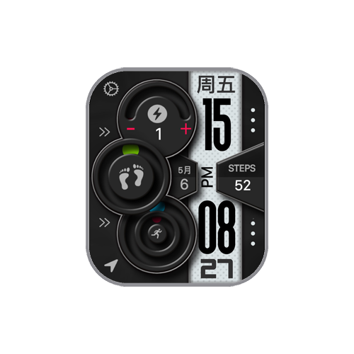 多功能数字运动表盘