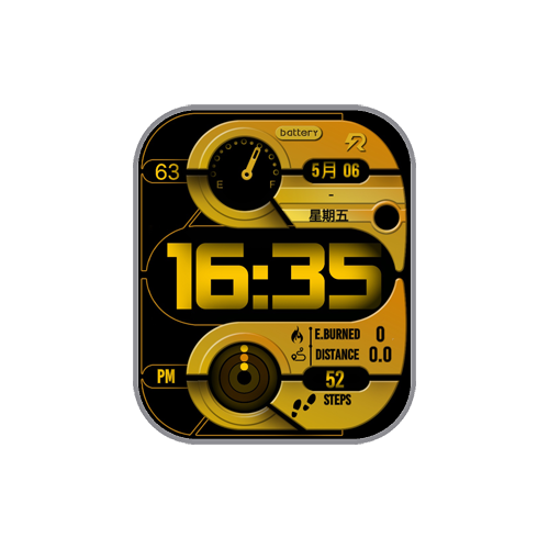 多功能数字运动表盘