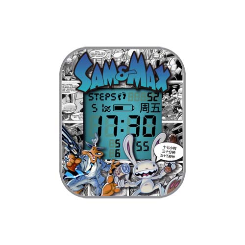 卡通动漫数字表盘