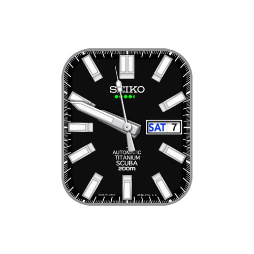 SEIKO精工数字指针表盘