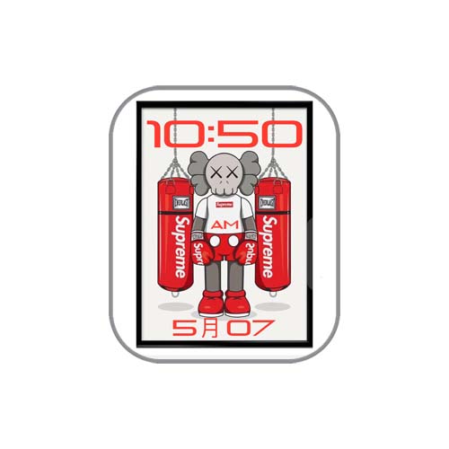 Supreme潮牌数字表盘