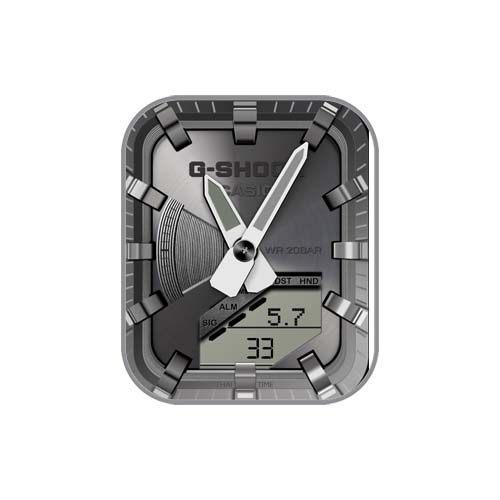 CASIO卡西欧数字指针表盘